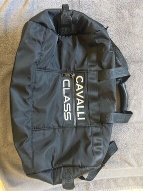 Cavalli Class Men's Black Duffel Bag